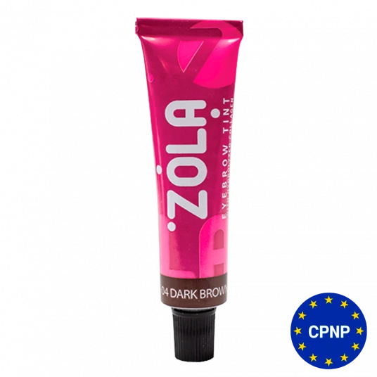 ZOLA Eyebrow Tint With Collagen 04 Dark Brown 15 ml.