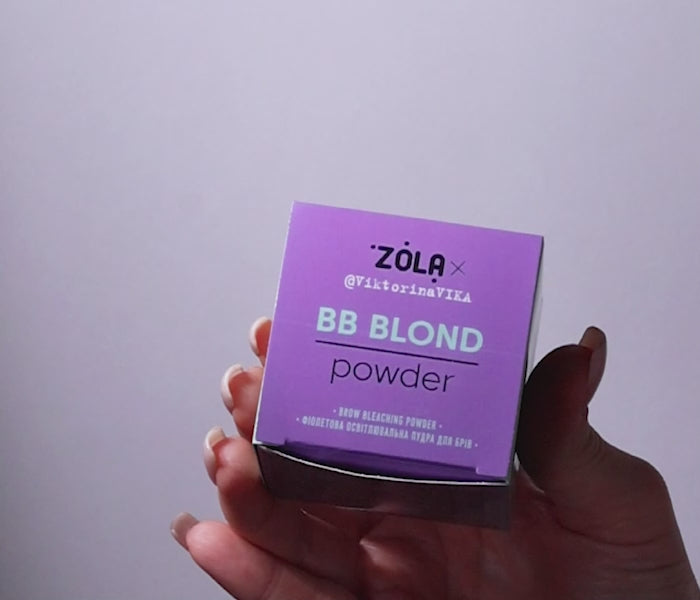ZOLA Viktorina Vika Eyebrow Brightening Purple BB Powder 10 g.