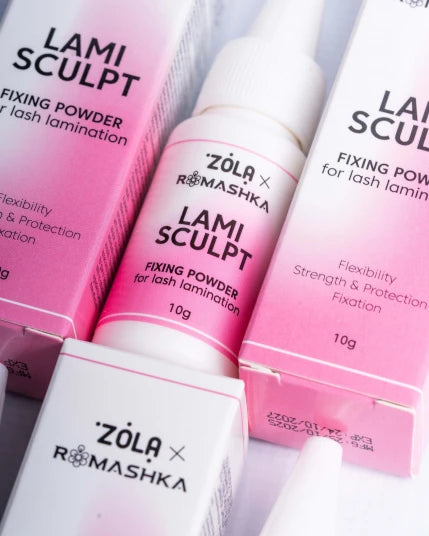 ZOLA x Romashka Fixing powder for lash lamination LamiSculpt 10 g