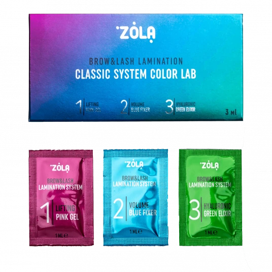 ZOLA Color Lab Set for Lamination in Sachet (3 x 1 ml) - 2 ZOLA Color Lab Set for Lamination in Sachet (3 x 1 ml) - 1 ZOLA Color Lab Set for Lamination in Sachet (3 x 1 ml) - 2 ZOLA Color Lab Set for Lamination in Sachet (3 x 1 ml)